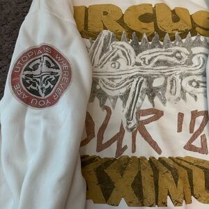 Men's White Graphic Jacket